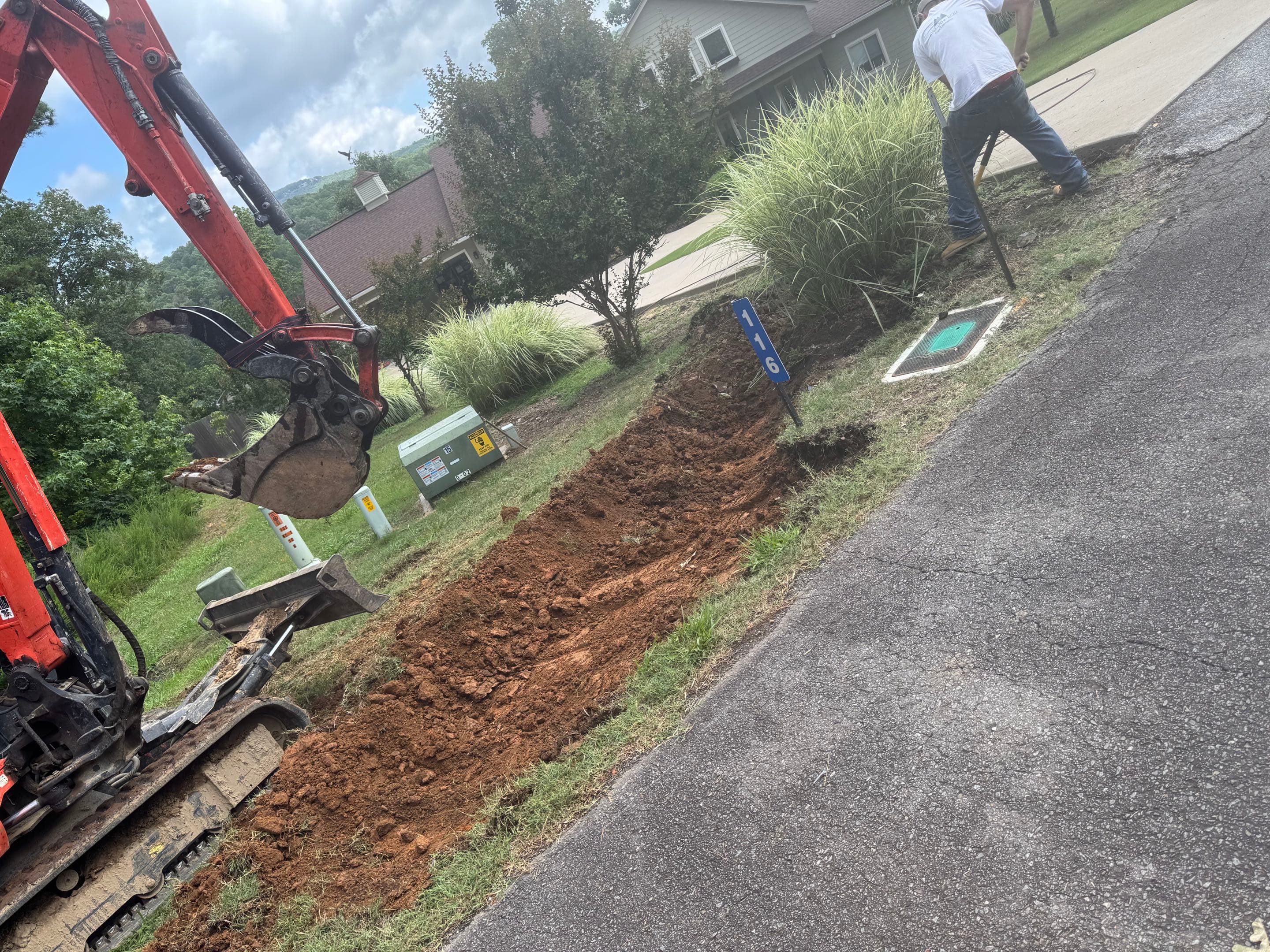 Drainage & Erosion Control work near Greers Ferry Arkansas